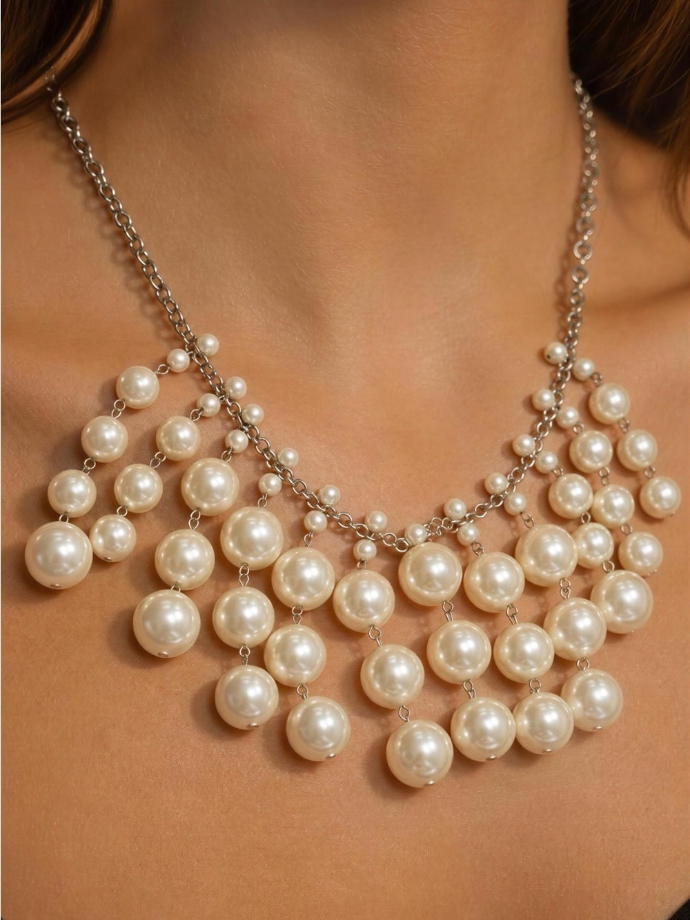 JCrew Statement Pearly Statement Necklace
